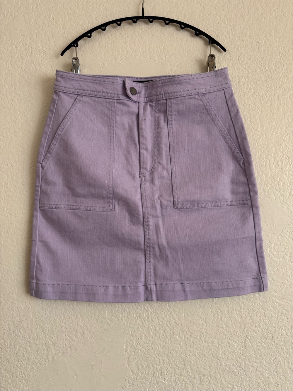 Banana Republic Lavender Utility Mini Skirt